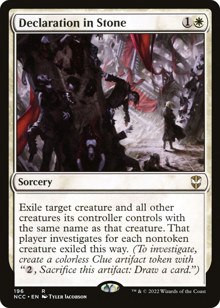 Declaration in Stone (NCC-196)  - New Capenna Commander