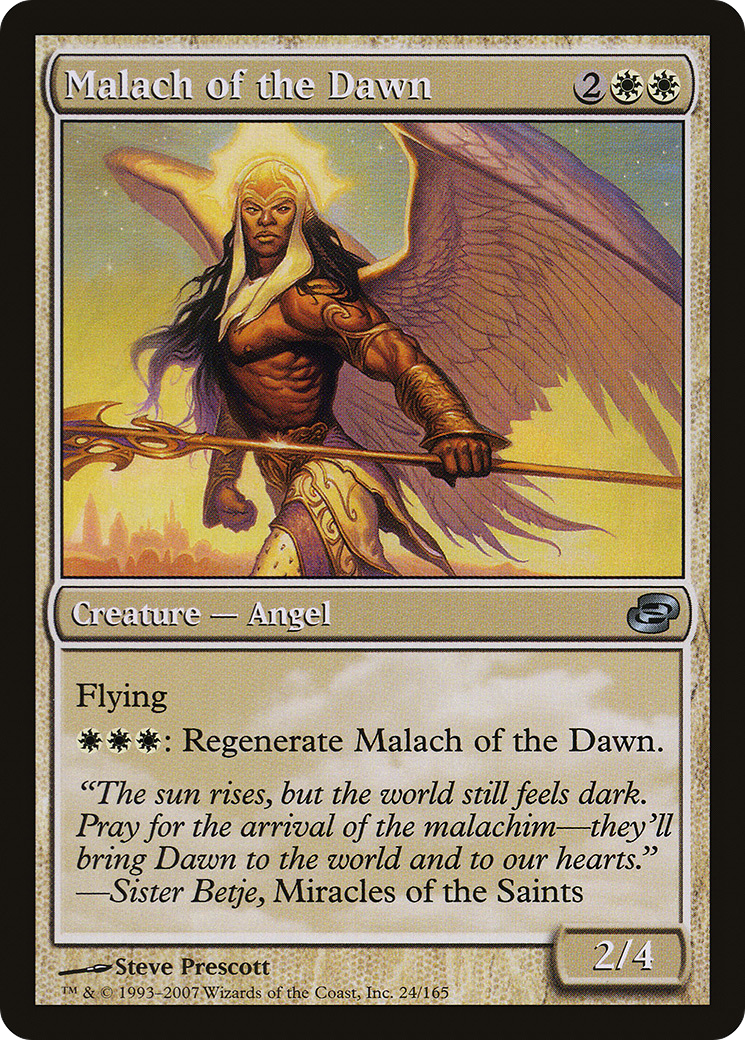Malach of the Dawn (PLC-024)  Foil - Planar Chaos: (colorshifted)
