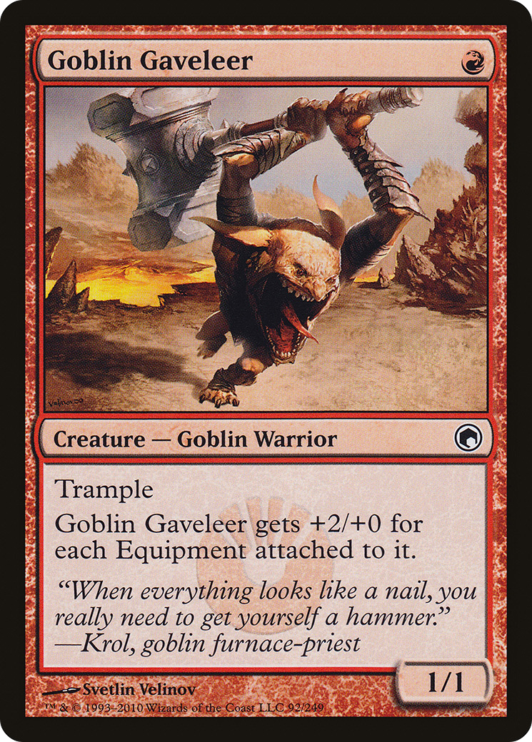 Goblin Gaveleer (SOM-092)  - Scars of Mirrodin