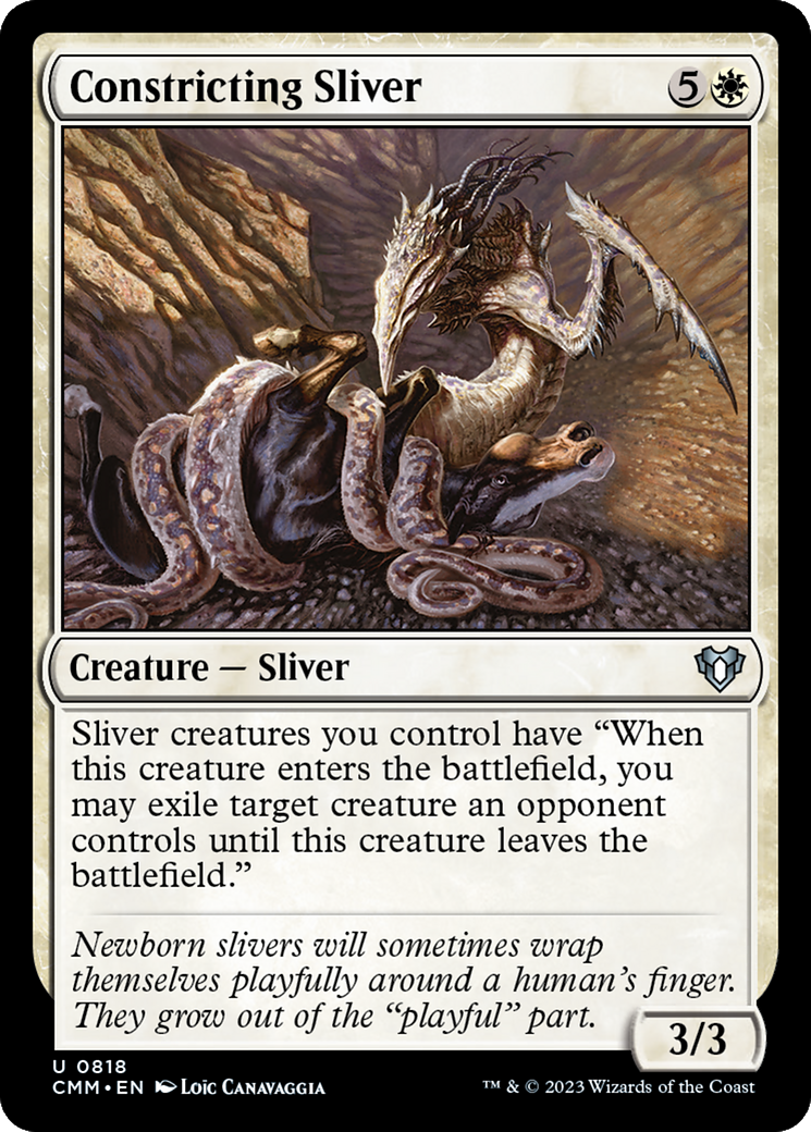 Constricting Sliver (CMM-818)  - Commander Masters