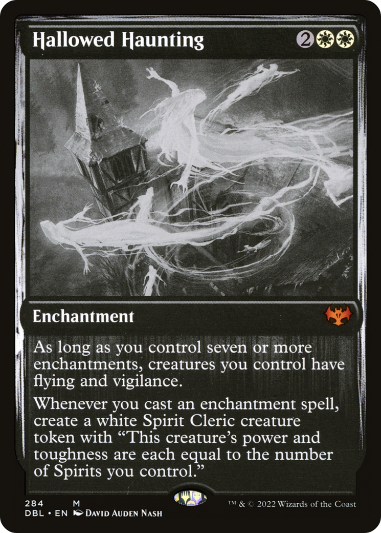 Hallowed Haunting (DBL-284)  Foil - Innistrad: Double Feature