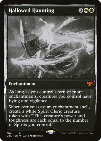 Hallowed Haunting (DBL-284)  Foil - Innistrad: Double Feature