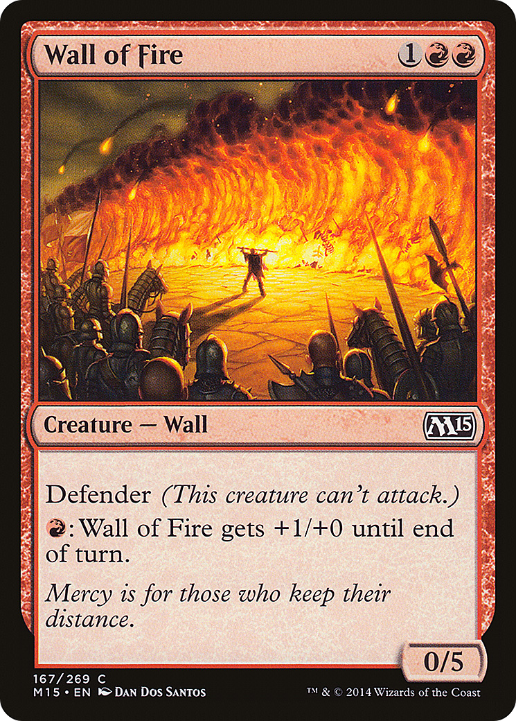 Wall of Fire (M15-167)  - Magic 2015