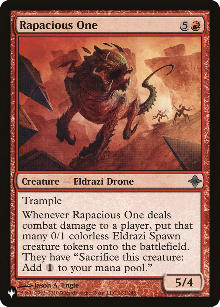 Rapacious One (LIST-ROE-162)  - The List