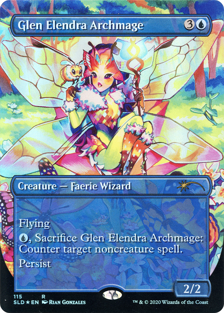 Glen Elendra Archmage (SLD-115)  Foil - Secret Lair Drop (Borderless)