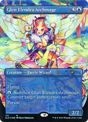 Glen Elendra Archmage (SLD-115)  Foil - Secret Lair Drop (Borderless)