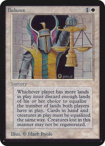 Balance (LEA-)  - Limited Edition Alpha