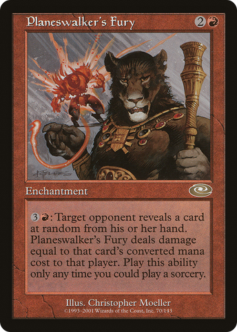 Planeswalker's Fury (PLS-070)  Foil - Planeshift