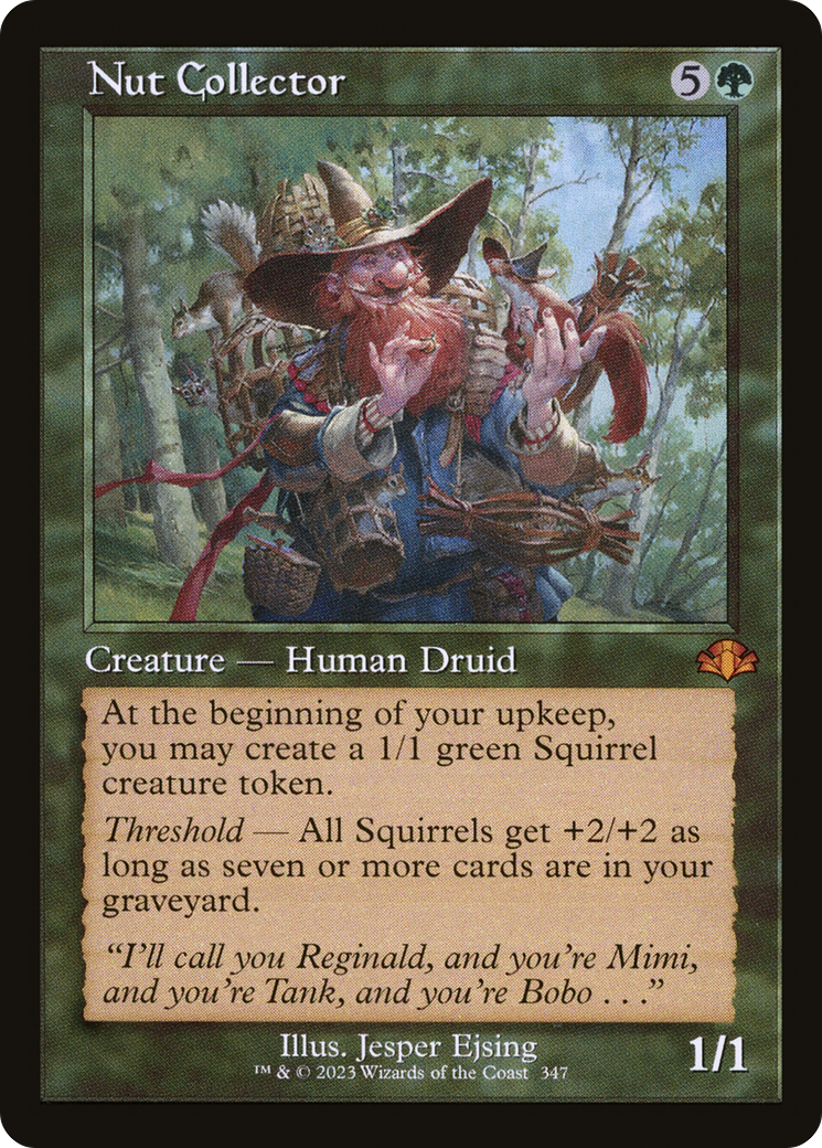 Nut Collector (Retro Frame) (DMR-347)  - Dominaria Remastered