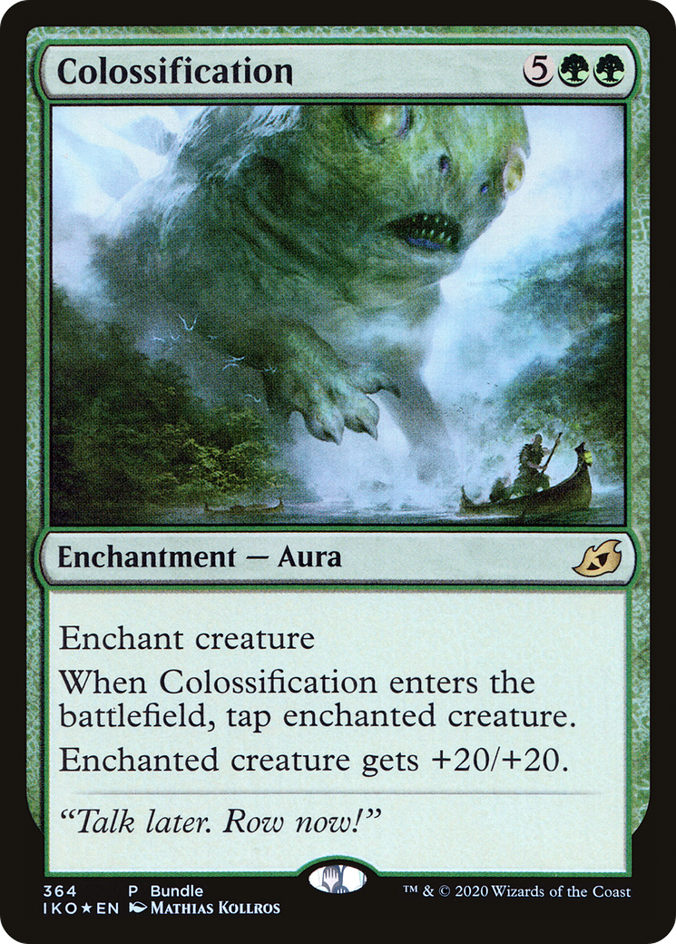 Colossification (IKO Bundle) (UMP-364)  Foil - Ikoria: Lair of Behemoths