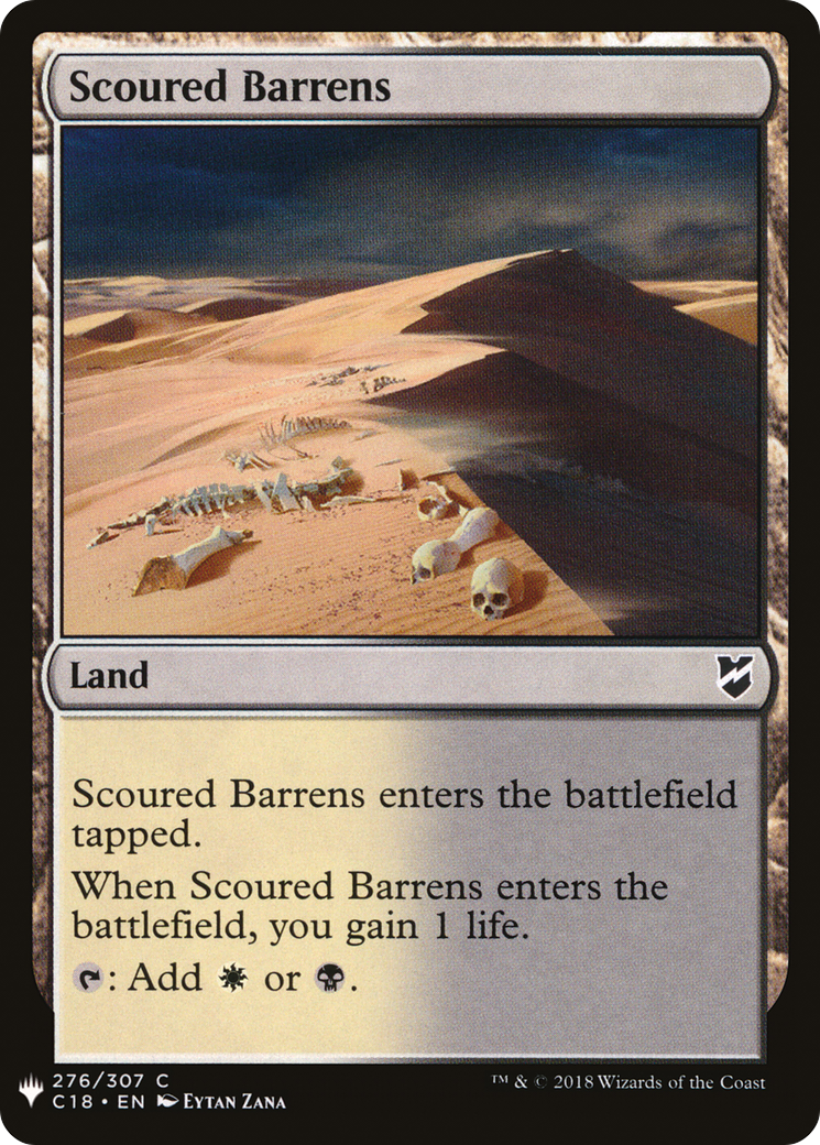 Scoured Barrens (LIST-276)  - The List