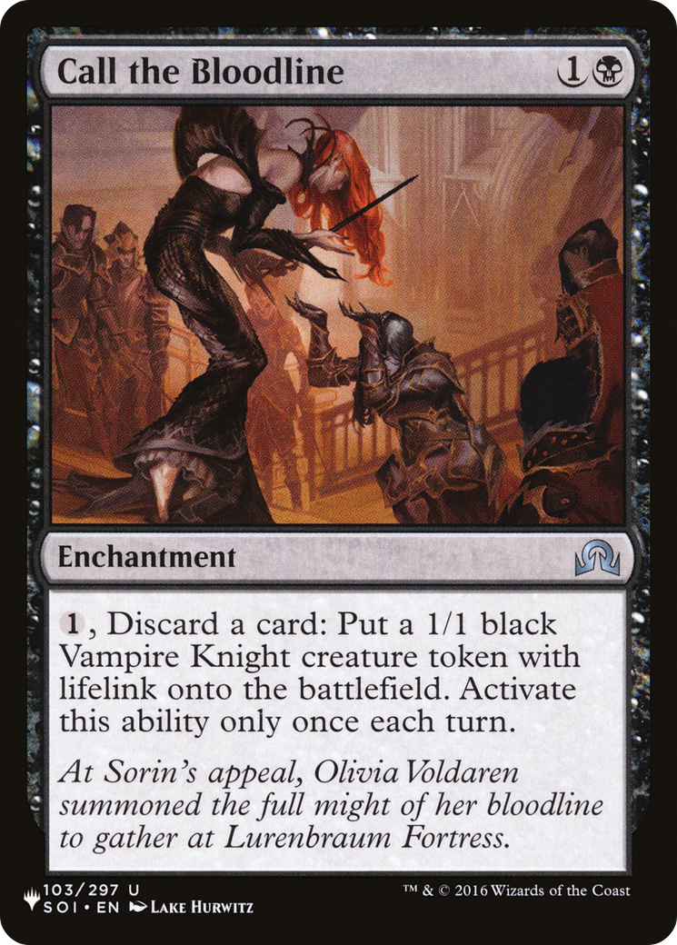 Call the Bloodline (LIST-SOI-103)  - The List