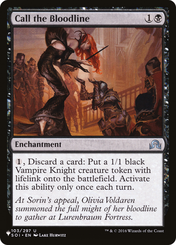 Call the Bloodline (LIST-SOI-103)  - The List