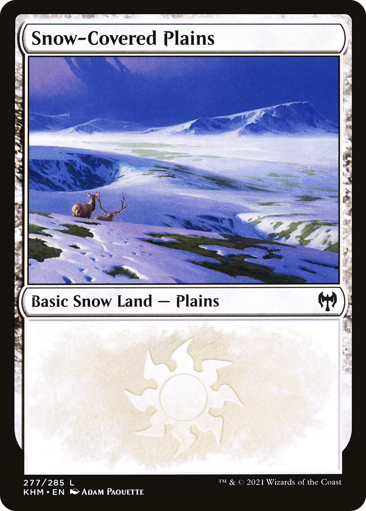 Snow-Covered Plains (KHM-277) - Kaldheim: (snow) Foil