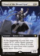 Priest of the Blessed Graf (Extended Art) (VOC-045)  - Crimson Vow Commander: (Extended Art)