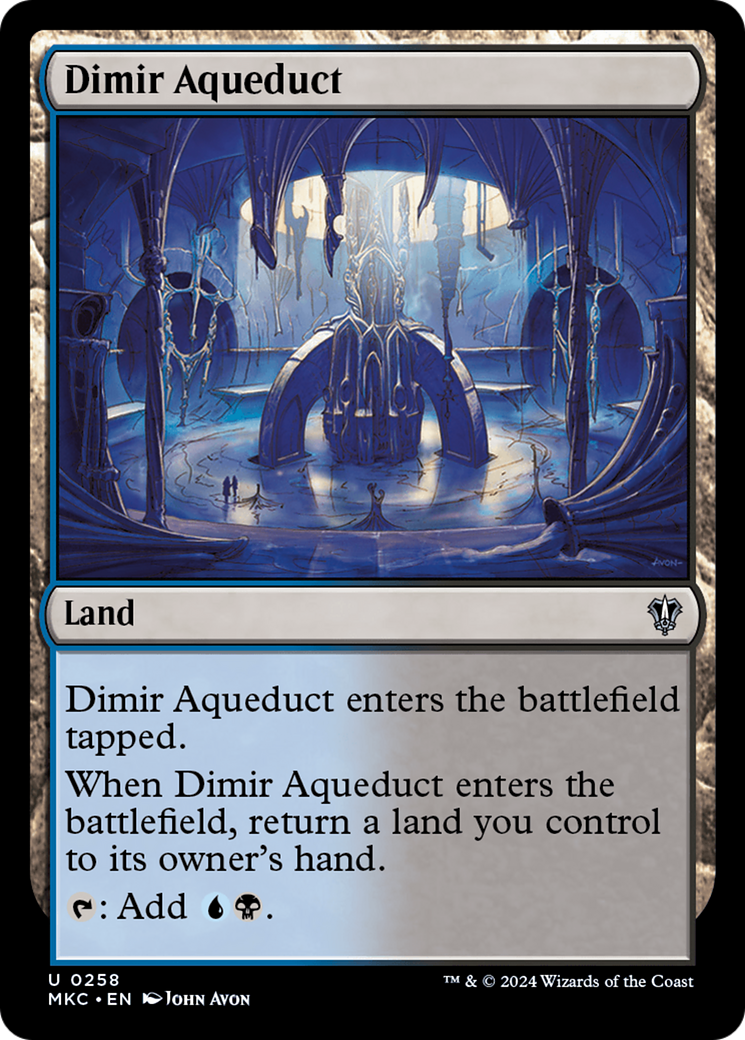 Dimir Aqueduct (MKC-258)  - Murders at Karlov Manor Commander