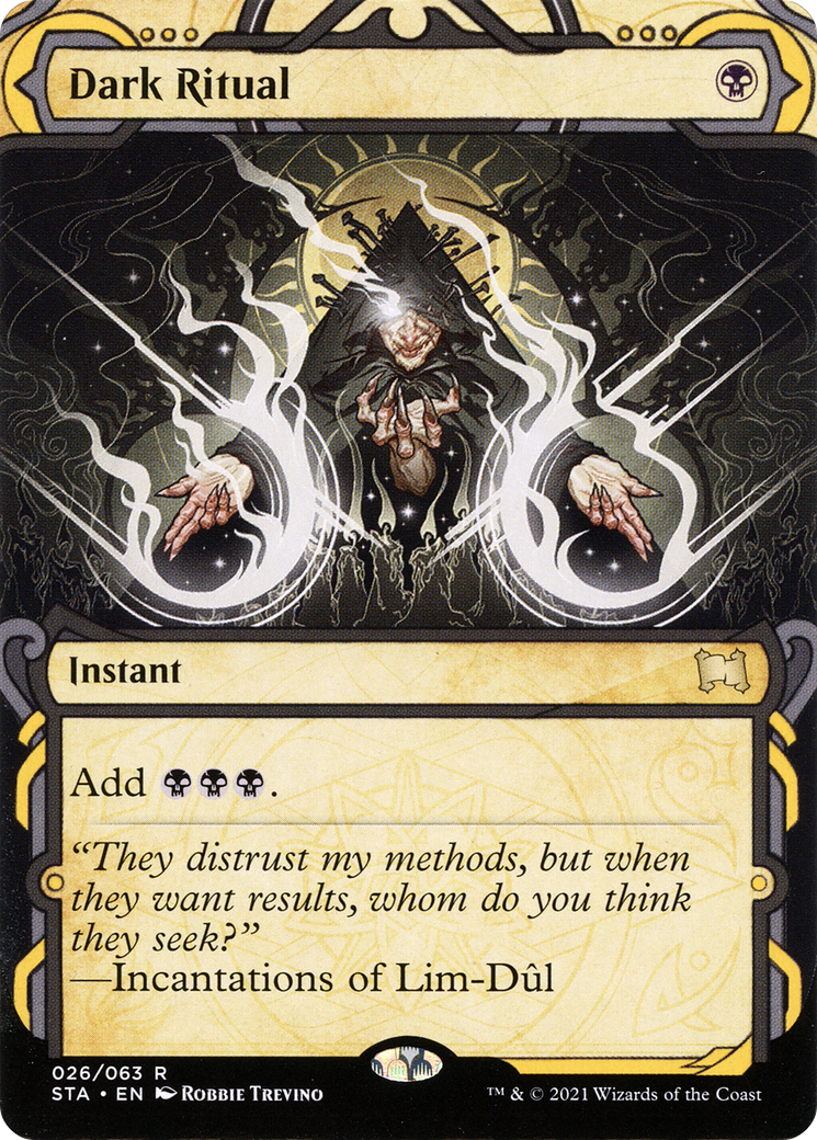 Dark Ritual (STA-026)  Foil - Strixhaven Mystical Archive: (Showcase) (Borderless)