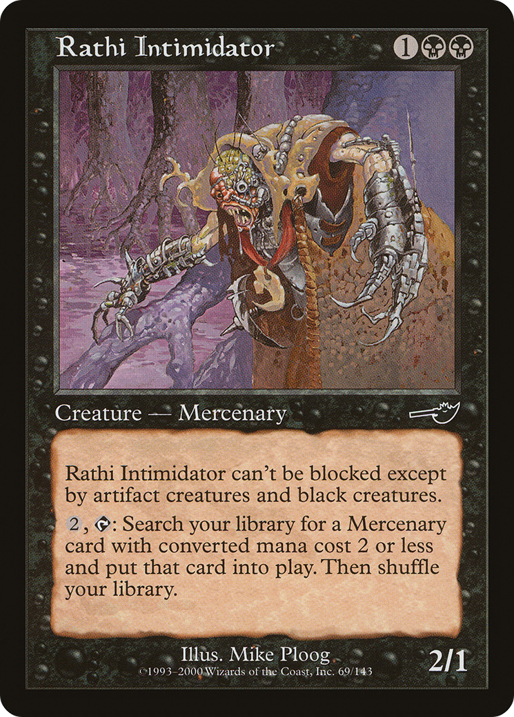 Rathi Intimidator (NMS-069)  Foil - Nemesis