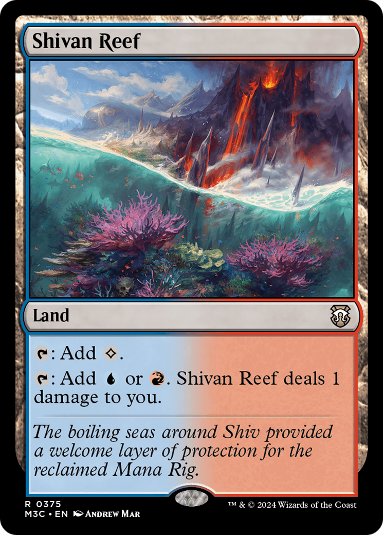 Shivan Reef (M3C-375)  - Modern Horizons 3 Commander