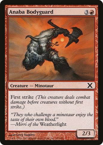 Anaba Bodyguard (10E-187)  - Tenth Edition
