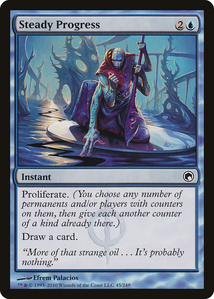 Steady Progress (SOM-045)  Foil - Scars of Mirrodin