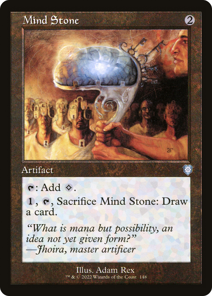 Mind Stone (Retro Frame) (BRC-148)  - The Brothers' War Commander