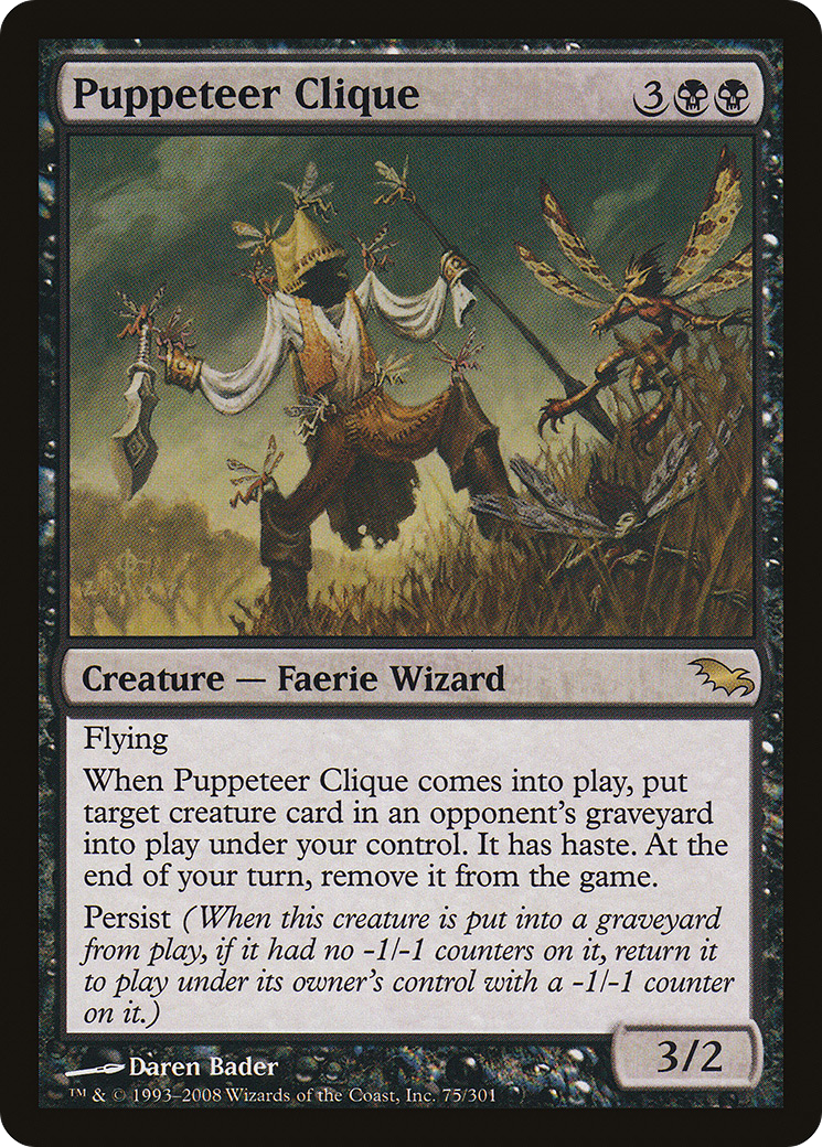 Puppeteer Clique (SHM-075) - Shadowmoor Foil