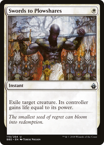 Swords to Plowshares (BBD-110)  Foil - Battlebond