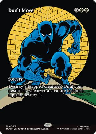 Don't Move (Borderless) (MAR-043)  Foil - Marvel Universe Eternal-Legal