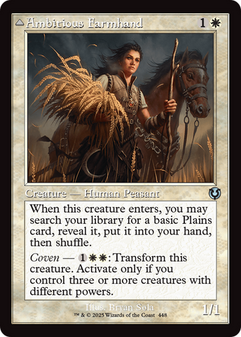 Ambitious Farmhand (Retro Frame) (INR-448)  Foil - Innistrad Remastered
