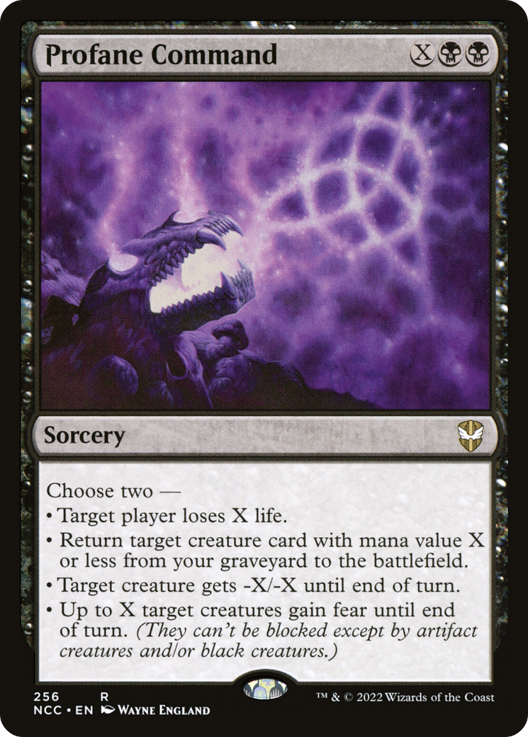 Profane Command (NCC-256)  - New Capenna Commander