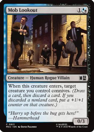 Mob Lookout (MSC-821)  - Commander: Marvel Super Heroes