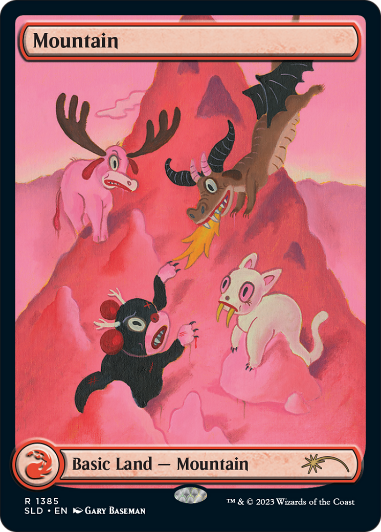 Mountain (1385) (SLD-1385)  - Secret Lair Drop: (Full Art)