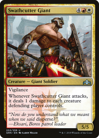Swathcutter Giant (GRN-202)  - Guilds of Ravnica