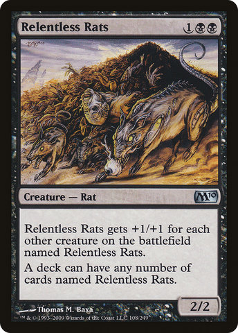 Relentless Rats (M10-108)  Foil - Magic 2010