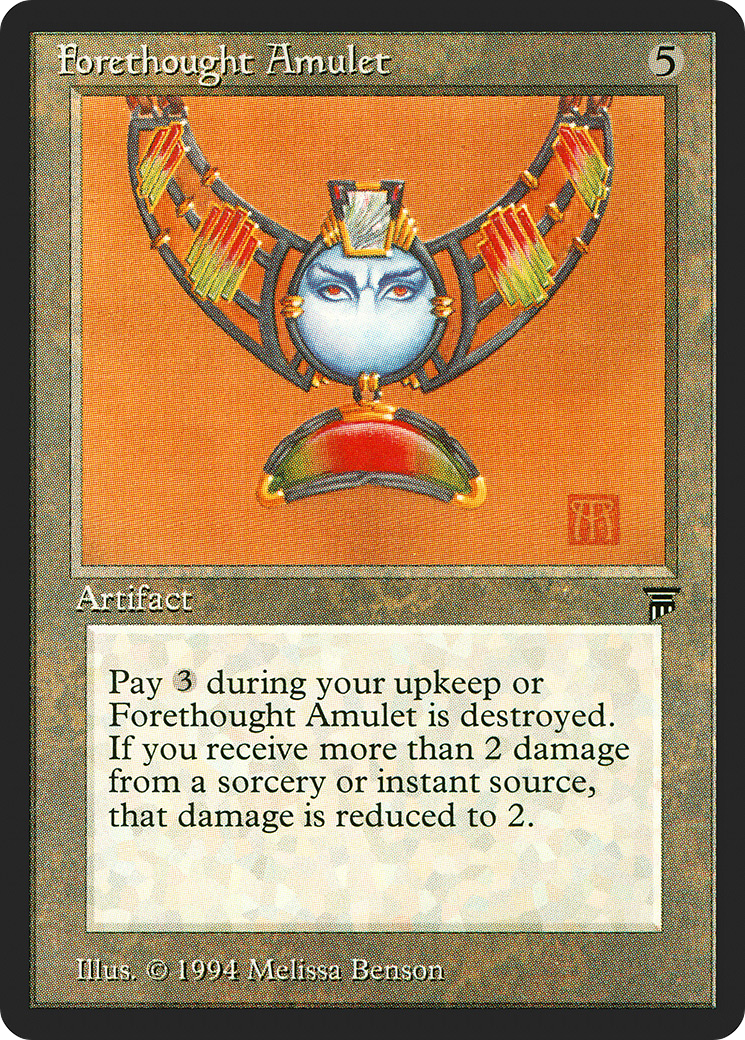 Forethought Amulet (LEG-)  - Legends