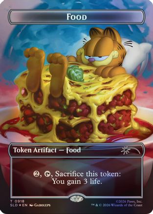 Food Token (0918) (SLD-918)  Foil - Secret Lair Drop Series