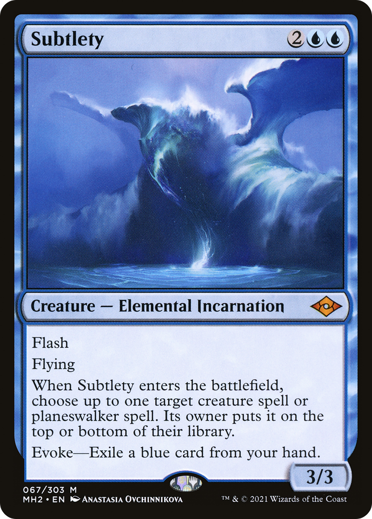 Subtlety (MH2-067)  Foil - Modern Horizons 2