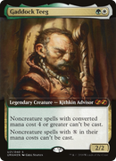 Gaddock Teeg (UMA:BT-U21) - Ultimate Box Topper: (Extended Art) Foil