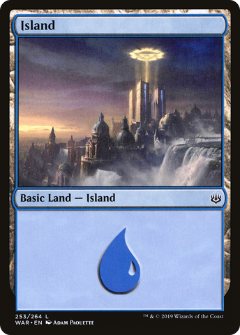 Island (253) (WAR-253)  Foil - War of the Spark
