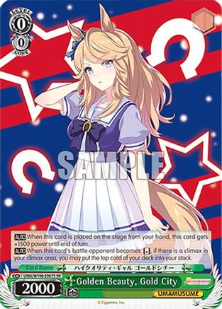 Golden Beauty, Gold City (SR) (UMA/W106-E067S) - Umamusume: Pretty Derby