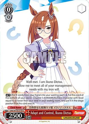 Adapt and Control, Ikuno Dictus (UMA/W106-E106) - Umamusume: Pretty Derby