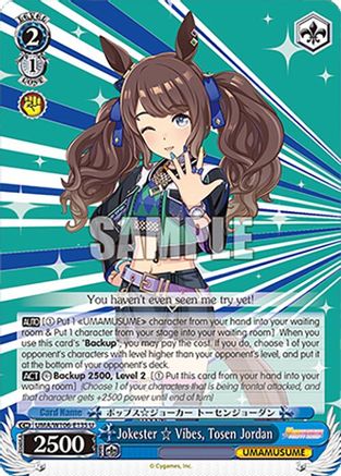 Jokester   Vibes, Tosen Jordan (UMA/W106-E135) - Umamusume: Pretty Derby
