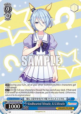 Kindhearted Miracle, K.S.Miracle (SR) (UMA/W106-E140S) - Umamusume: Pretty Derby