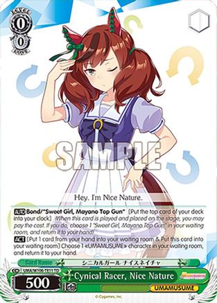 Cynical Racer, Nice Nature (UMA/W106-TE11) - Umamusume: Pretty Derby