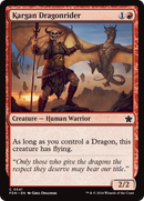 Kargan Dragonrider (FDN-541)  - Foundations