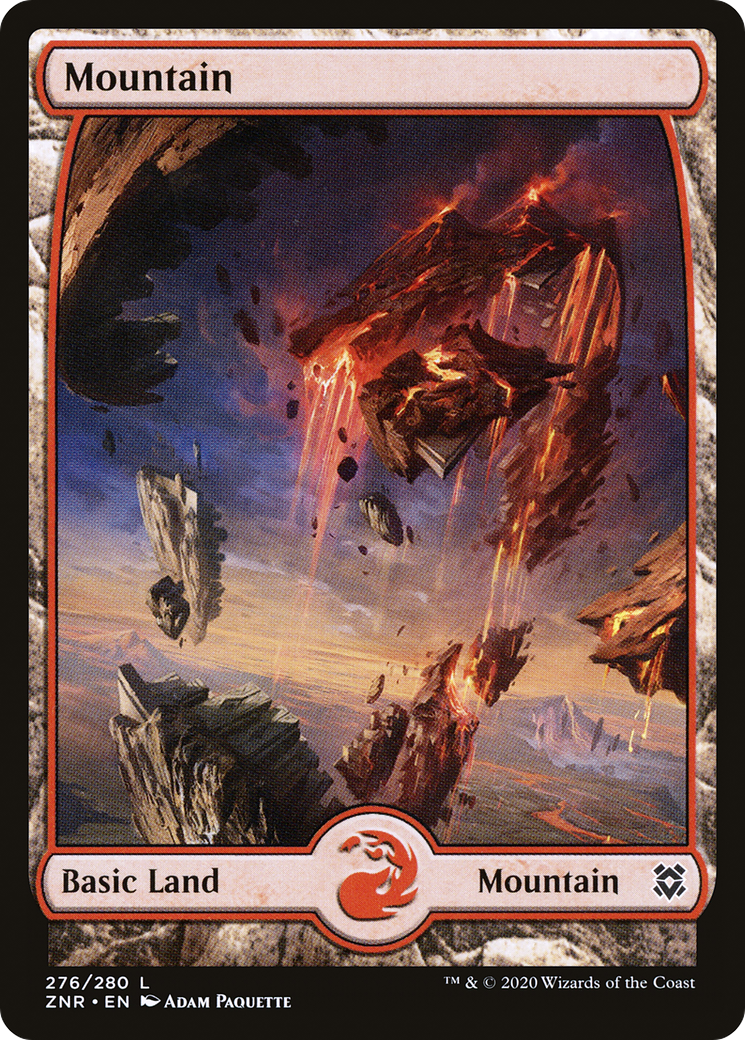 Mountain (276) - Full Art (ZNR-276)  - Zendikar Rising: (Full Art)