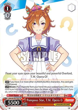 Pompous Star, T.M. Opera O (UMA/W106-TE22) - Umamusume: Pretty Derby