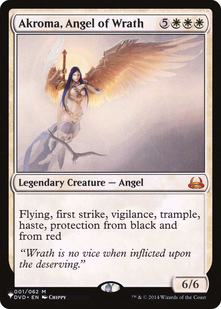 Akroma, Angel of Wrath (LIST-001/062)  - The List