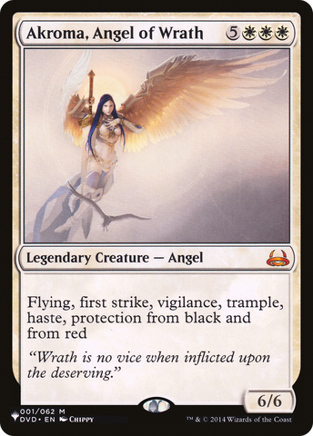 Akroma, Angel of Wrath (LIST-001/062)  - The List